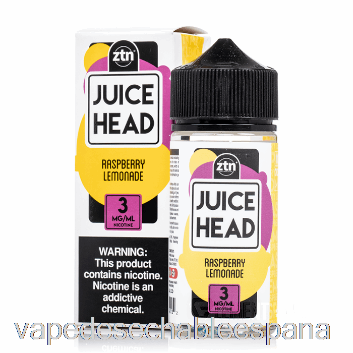 Vape Desechable España Limonada De Frambuesa - Cabezal De Jugo - 100ml 0mg